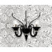 Belzebu Wall Light in Black