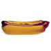 Vinyl Hot Dog Toy with Squeaker Dog Toy