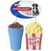 Popcorn and Shake Vinyl Dog Toy - 2 Pack