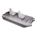 8.5' Sportsman Bass Boat in Gray / Black