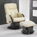 214 Monaco Glider with Open Base and Ottoman