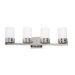 Seattle Four Light Vanity Light in Polished Chrome