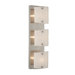 Brentwood Three Light Wall Sconce in Brushed Nickel