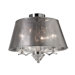 Brera 3 Light Semi Flush Mount