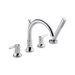 Trinsic Double Handle Deck Mount Roman Tub Trim with Handshower