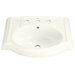 Devonshire Bathroom Sink in Biscuit with 8" Centers