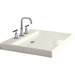 Purist Fireclay Bathroom Sink in Biscuit with 8" Centers