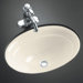 Serif 8.44" Undermount Bathroom Sink in Almond