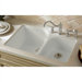 Executive Chef 10" Undermount Kitchen Sink in Ice Grey
