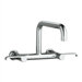 Torq Two Handle Wall Mount Bridge Kitchen Faucet