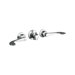Triton Wall Mounted Bathroom Sink Faucet with Double Lever Handles