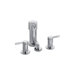 Stillness Double Handle Vertical Spray Bidet Faucet