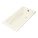 Hourglass 30 Whirlpool Bath Tub with Reversible Drain