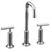 Purist Widespread Bathroom Faucet with Double Lever Handles