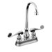 Revival Double Handle Centerset Bar Faucet with Scroll Lever Handles