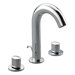 Oblo Widespread Bathroom Sink Faucet with Double Oval Handles
