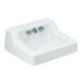 Hampton Wall-Mounted Commercial Bathroom Sink with Factory-installed Triton Faucet, 22" X 19"
