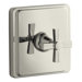 Pinstripe Valve Trim with Cross Handle For Thermostatic Valve
