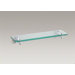 Pinstripe Single Glass Shelf