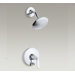 Refinia Shower Trim with Push-Button Diverter, Valve Not Included