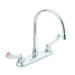 Commercial Two Handle Centerset Kitchen Faucet