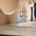 Adler One Handle Centerset Low Arc Bathroom Faucet