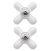 Monticello Set of Two Large Cross Handle Inserts