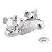 M-Bition Double Handle Centerset Bathroom Faucet with Drain Cover