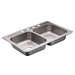 Commercial 20 Gauge Stainless Steel Double Bowl Kitchen Sink
