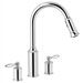 Aberdeen Two Handle Widespread High Arc Kitchen Faucet