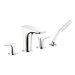 Puravida Double Handle Deck Mount Roman Tub Faucet Trim Lever Handle