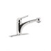 Interaktiv Stratos Single Handle Single Hole Kitchen Faucet with Base Plate