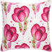 Bright Stuff Happy Poppies 18" Decorative Pillow in Pink