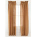 Chambray Linen Window Panel in Terracotta
