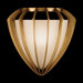 Staccato Silver One Light Wall Sconce in Toned Slver Leaf