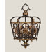 Castile Five Light Pendant in Gold Leaf