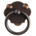 Classic Series Ring Pull with Back Plate in Oil Rubbed Bronze