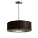 Dianthe Cotton Pendant with Black Shade