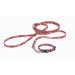 Nylon Lil Pals Puppy Collar in Red and White Bones