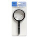 Round Hand-Held Magnifier, 3-1/2" Diameter, Black