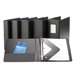 Slant Ring Vinyl Binder, 8-1/2"x11", Black, Various Sizes