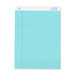Colored Pad, Legal Rule, 8-1/2"x11-3/4", 50 Sheets, 12-Pack, Blue