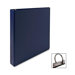 Vinyl Ring Binders, Letter, 1" Capacity, Dark Blue
