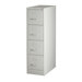 Lorell Deep 4-Drawer Vertical files, Light gray