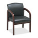 Lorell Deluxe Faux Leather Guest Chairs