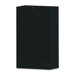 Receding Lateral Files with Roll-out Shelves