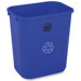 28-1/2qt Recycle Wastebasket, Blue/white