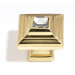 Swarovski Crystal 0.40" Small Square Knob