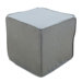 Summerhouse Graphite Cube Ottoman