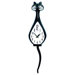Simone Cat Black Wall Clock